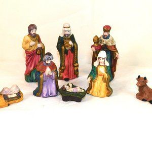 Christmas Nativity Set 8 Pieces